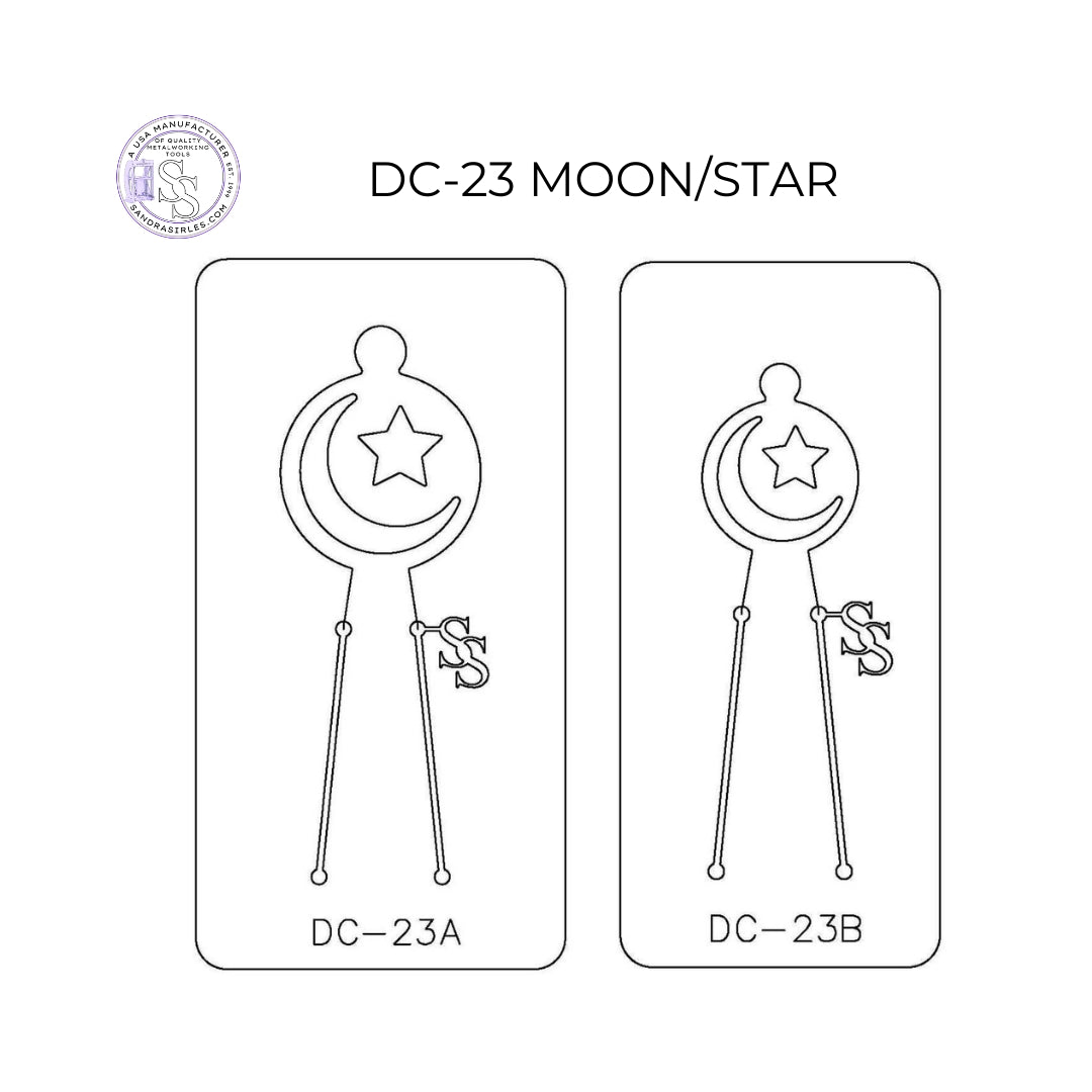 PANCAKE DIE DC-23 MOON/STAR